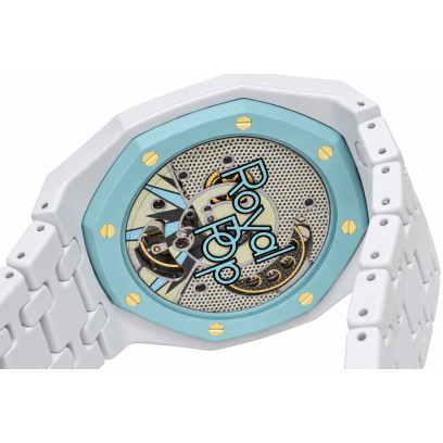 Achetez le bijoux Audemars Piguet & Swatch - Royal Pop BLAUE ACHT Custom bracelet chez Dreamgold Paris