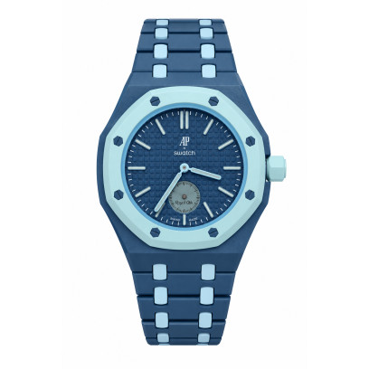 Achetez le bijoux Audemars Piguet & Swatch - Royal Pop Lan Ba Custom bracelet chez Dreamgold Paris