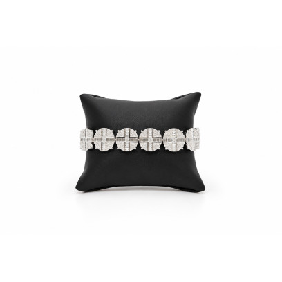 Achetez le bijoux Diamond Cross Whitegold Bracelet - Or 10K chez Dreamgold Paris