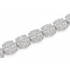 Achetez le bijoux Diamond Cross Whitegold Bracelet - Or 10K chez Dreamgold Paris