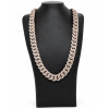 Achetez le bijoux Diamond Cuban 16MM 60CM - Silver925 chez Dreamgold Paris