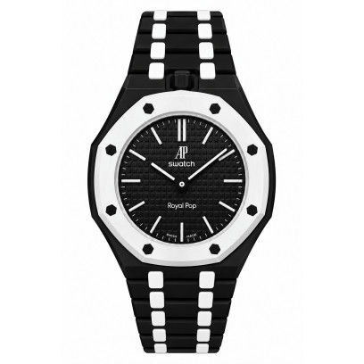 Achetez le bijoux Audemars Piguet & Swatch - Royal Pop OCHO NEGRO Custom bracelet chez Dreamgold Paris