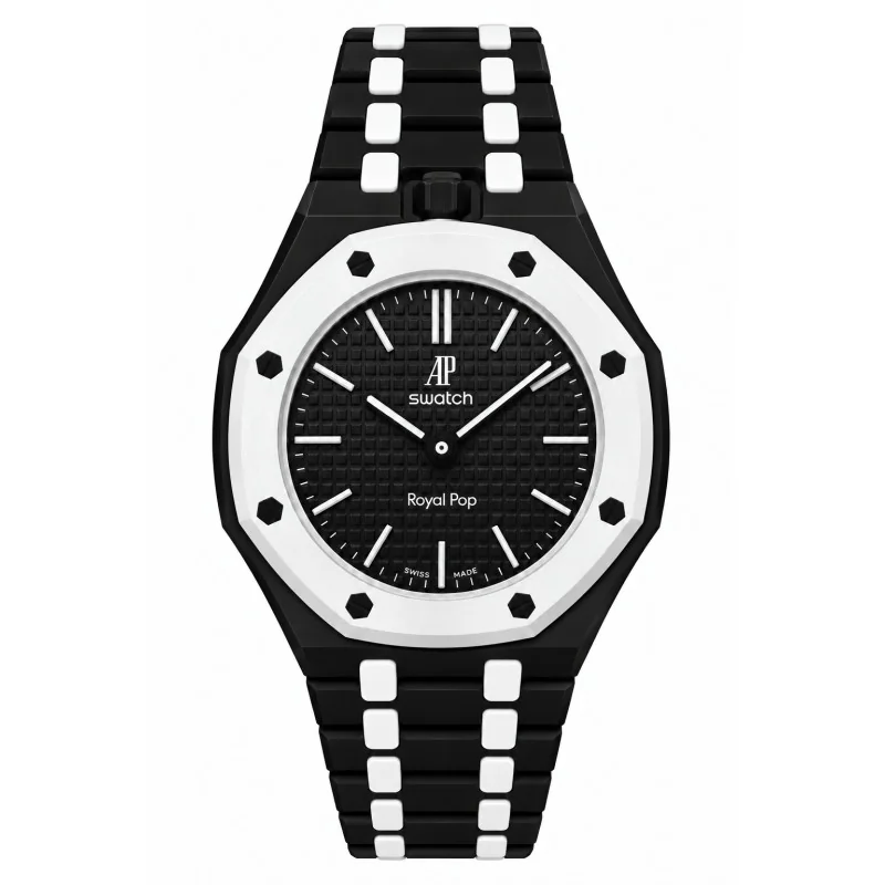 Achetez le bijoux Audemars Piguet & Swatch - Royal Pop OCHO NEGRO Custom bracelet chez Dreamgold Paris