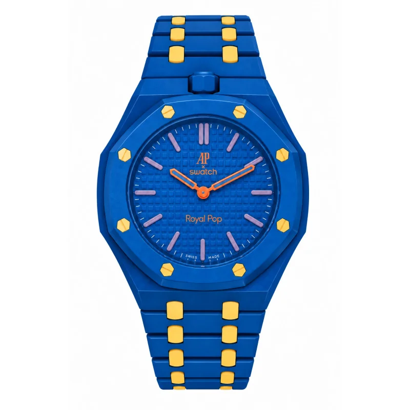 Achetez le bijoux Audemars Piguet & Swatch - Royal Pop ORENJI HACHI Custom bracelet chez Dreamgold Paris