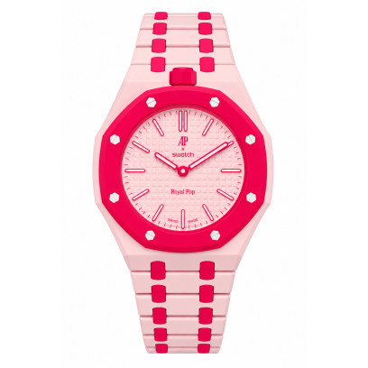 Achetez le bijoux Audemars Piguet & Swatch - Royal Pop OTTO ROSSO Custom bracelet chez Dreamgold Paris