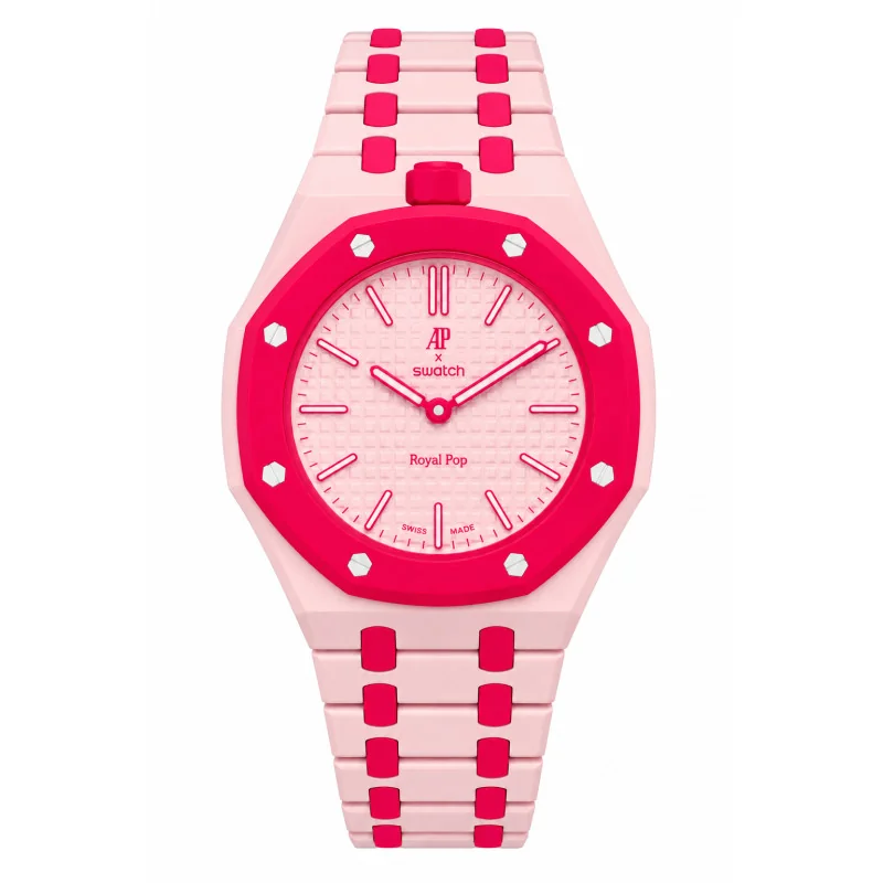 Achetez le bijoux Audemars Piguet & Swatch - Royal Pop OTTO ROSSO Custom bracelet chez Dreamgold Paris