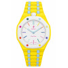Achetez le bijoux Audemars Piguet & Swatch - Royal Pop HUIT BLANC Custom bracelet chez Dreamgold Paris