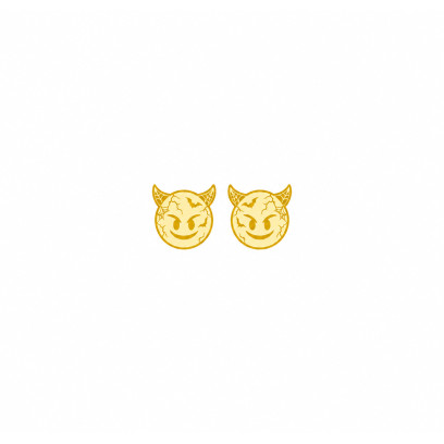 Achetez le bijoux EMOJI DEVIL SMILE - EDITION HALLOWEEN - OR 18K chez Dreamgold Paris