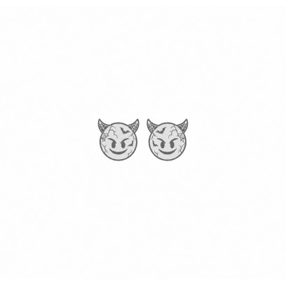 Achetez le bijoux EMOJI DEVIL SMILE- EDITION HALLOWEEN - Argent 925 chez Dreamgold Paris