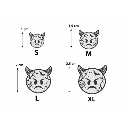 Achetez le bijoux EMOJI DEVIL ANGRY - EDITION HALLOWEEN - Argent 925 chez Dreamgold Paris
