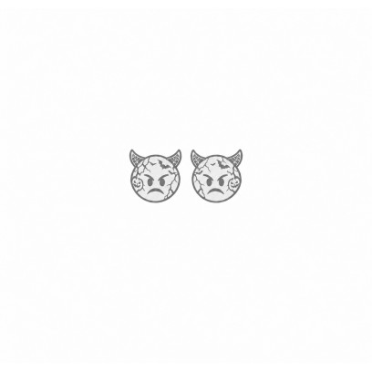 Achetez le bijoux EMOJI DEVIL ANGRY - EDITION HALLOWEEN - Argent 925 chez Dreamgold Paris