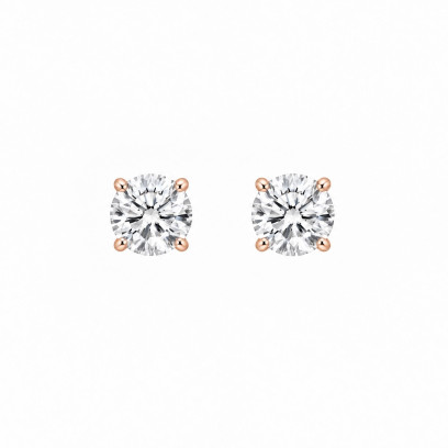 Achetez le bijoux SOLITAIRE STUDS - DIAMONDS - 18K chez Dreamgold Paris