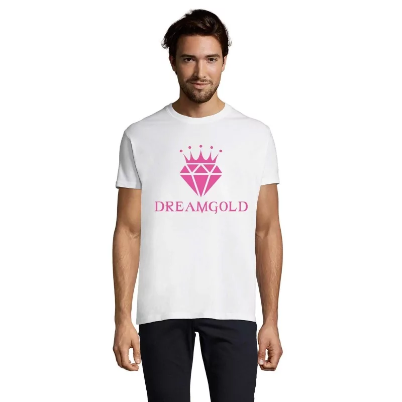 Achetez le bijoux T Shirt Blanc et rose chez Dreamgold Paris