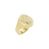 Achetez le bijoux CHEVALIERE ROUND - LYS - OR 18K chez Dreamgold Paris