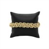 Achetez le bijoux BRACELET MAILLE MACARON SABLEE - 12mm - OR 18K chez Dreamgold Paris