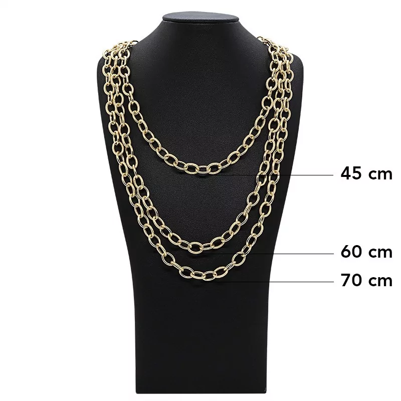 Achetez le bijoux MAILLE FORCAT LISSE - 9mm - OR 18K chez Dreamgold Paris