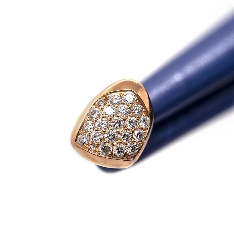 Achetez le bijoux Grillz 1 dent + Diamonds - Or rose 18K chez Dreamgold Paris