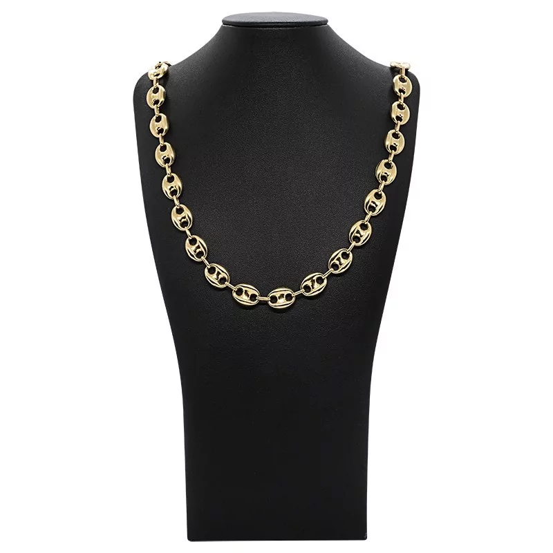 Achetez le bijoux MAILLE CAFE - 11mm 60cm - OR 18K chez Dreamgold Paris