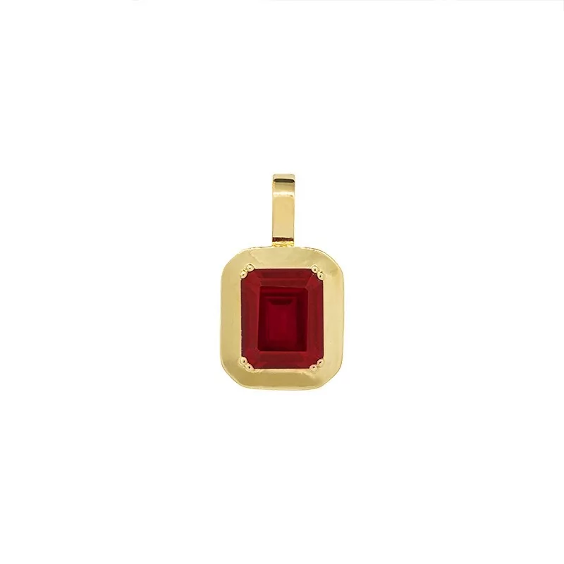 Achetez le bijoux PENDANT RED STONE - OR 18K chez Dreamgold Paris