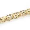 Achetez le bijoux BRACELET MAILLE GROS SIROP SABLEE - 8mm - OR 18K chez Dreamgold Paris