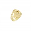 Achetez le bijoux CHEVALIERE ROUND - SMILEY - OR 18K chez Dreamgold Paris