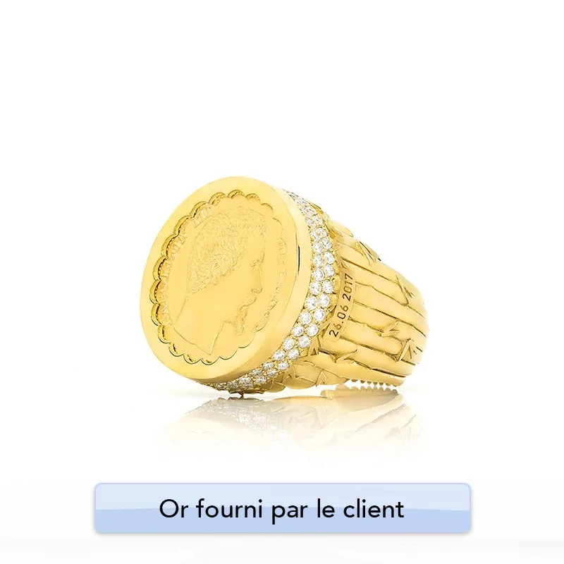 Achetez le bijoux Bague Bambou - Or 18K chez Dreamgold Paris