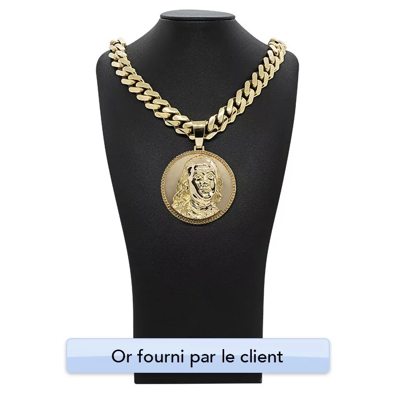 Achetez le bijoux Pendentif Franklin - Or 18K chez Dreamgold Paris