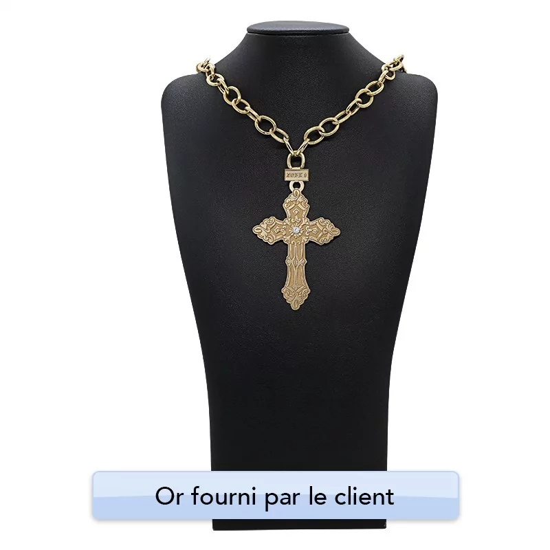 Achetez le bijoux Pendentif Cross - Or 18K chez Dreamgold Paris