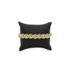 Achetez le bijoux BRACELET MAILLE MACARON SABLEE - 10mm - OR 18K chez Dreamgold Paris