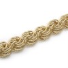 Achetez le bijoux BRACELET MAILLE MACARON SABLEE - 10mm - OR 18K chez Dreamgold Paris