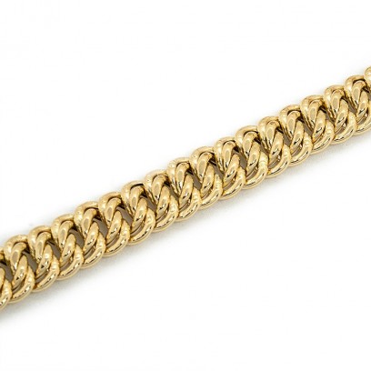 Achetez le bijoux BRACELET MAILLE AMERICAINE LIGHT- 12mm - OR 18K chez Dreamgold Paris
