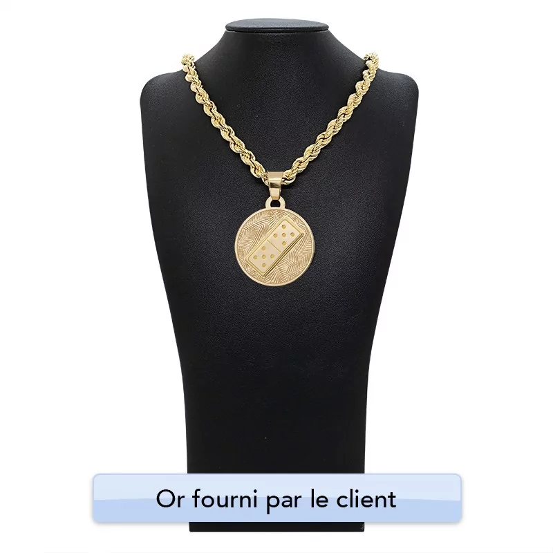 Achetez le bijoux Pendentif Domino - Or 18K chez Dreamgold Paris
