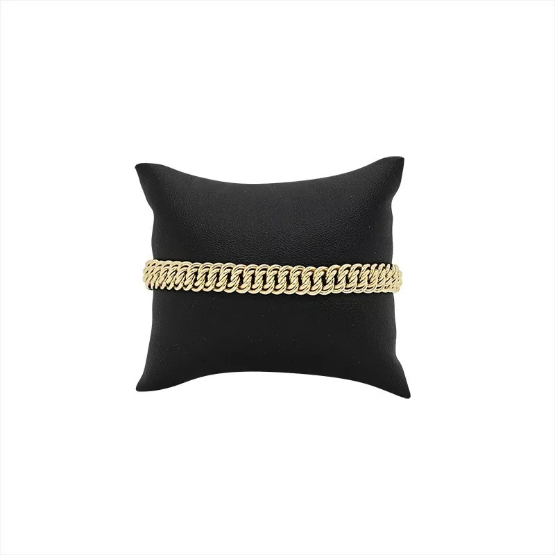 Achetez le bijoux BRACELET MAILLE AMERICAINE - 7mm - OR 18K chez Dreamgold Paris