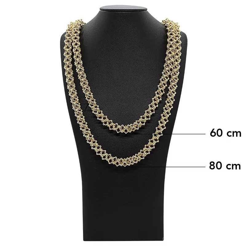 Achetez le bijoux MAILLE CYCLONE - 10mm - OR 18K chez Dreamgold Paris