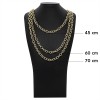 Achetez le bijoux MAILLE FORCAT SABLEE - 6mm - OR 18K chez Dreamgold Paris