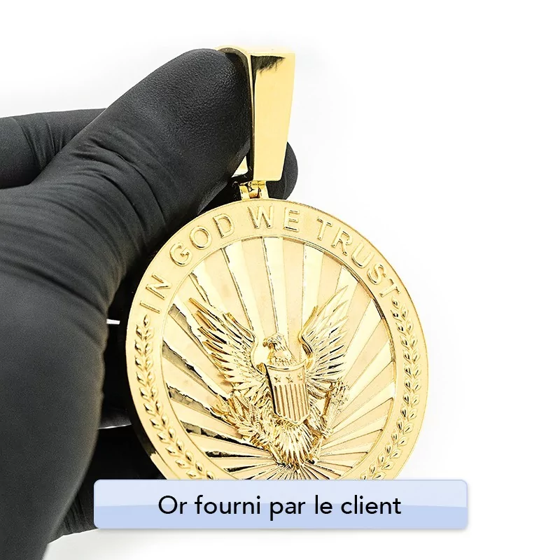 Achetez le bijoux Pendentif Aigle - Or 18K chez Dreamgold Paris