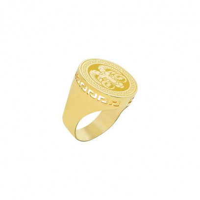 Achetez le bijoux CHEVALIERE ROUND - ZODIAC - OR 18K chez Dreamgold Paris