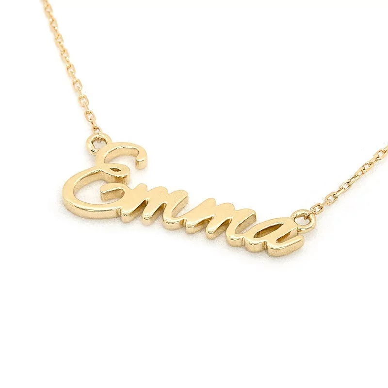 Achetez le bijoux Collier Personnalisé Prénom - Line - Or 18K chez Dreamgold Paris