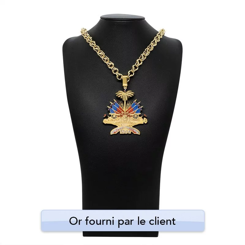 Achetez le bijoux Pendentif Haiti - Or 18K chez Dreamgold Paris