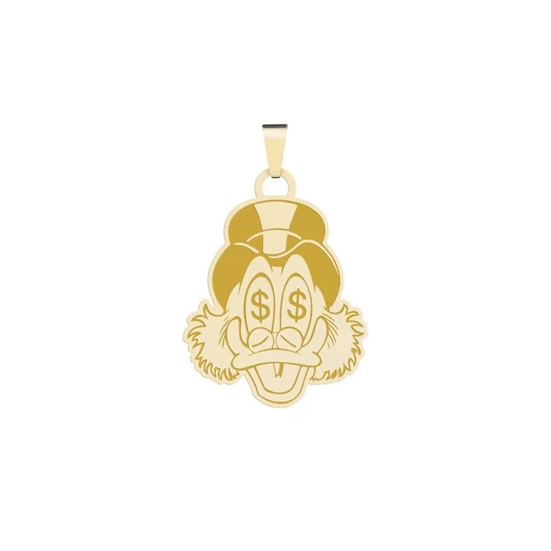 Achetez le bijoux PENDANT MONEYDUCK FACE - OR 18K chez Dreamgold Paris