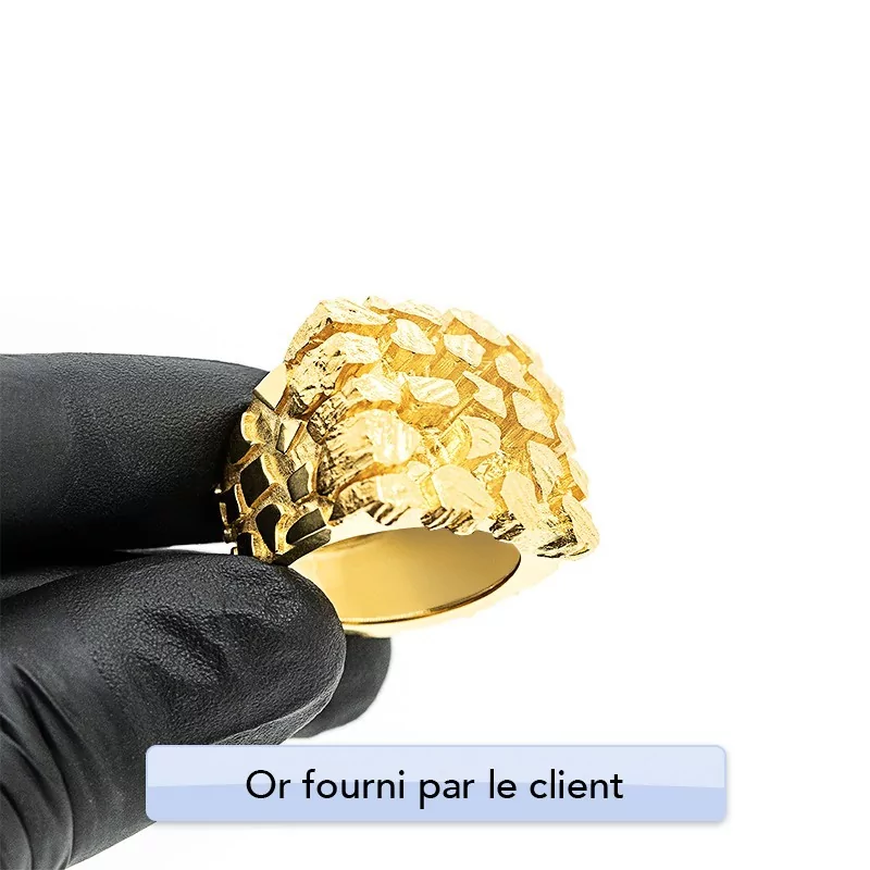 Achetez le bijoux BAGUE PEPITE - Or 18K chez Dreamgold Paris