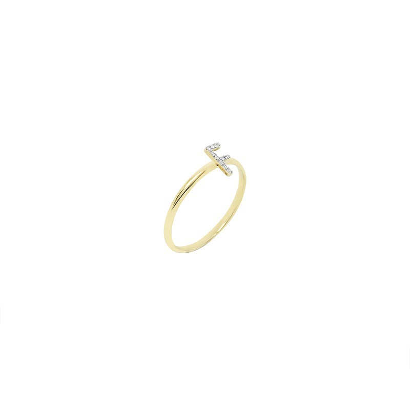 Achetez le bijoux INITIALS RINGS DIAMONDS - OR 10K chez Dreamgold Paris Achetez le bijoux INITIALS RINGS DIAMONDS - OR 10K chez Dreamgold Paris