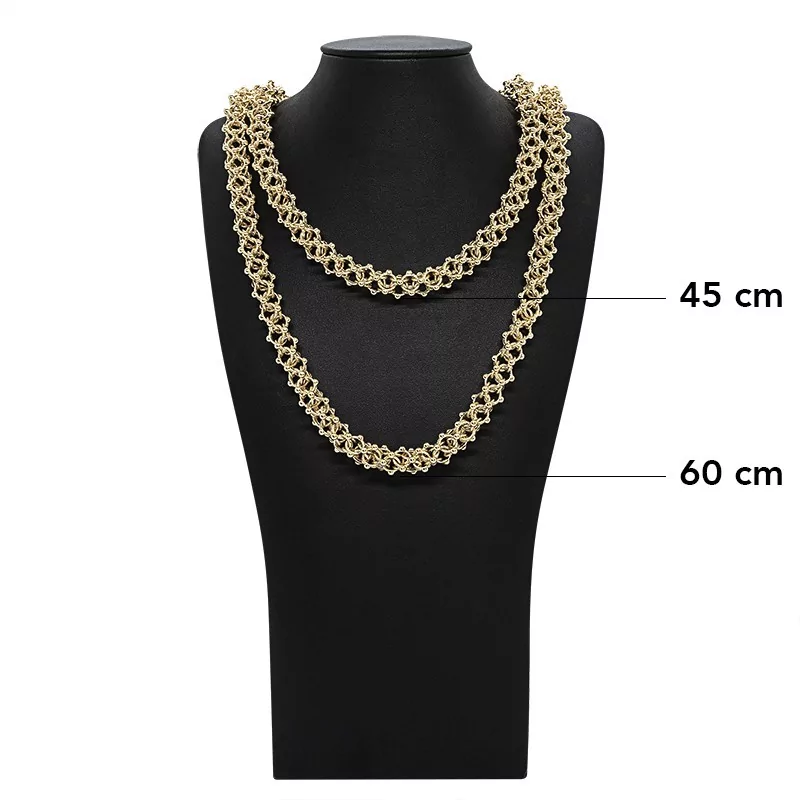 Achetez le bijoux MAILLE CYCLONE - 10mm - OR 18K chez Dreamgold Paris