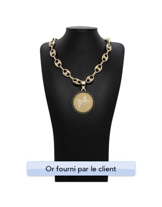 Pendentif Guadeloupe - Or 18K