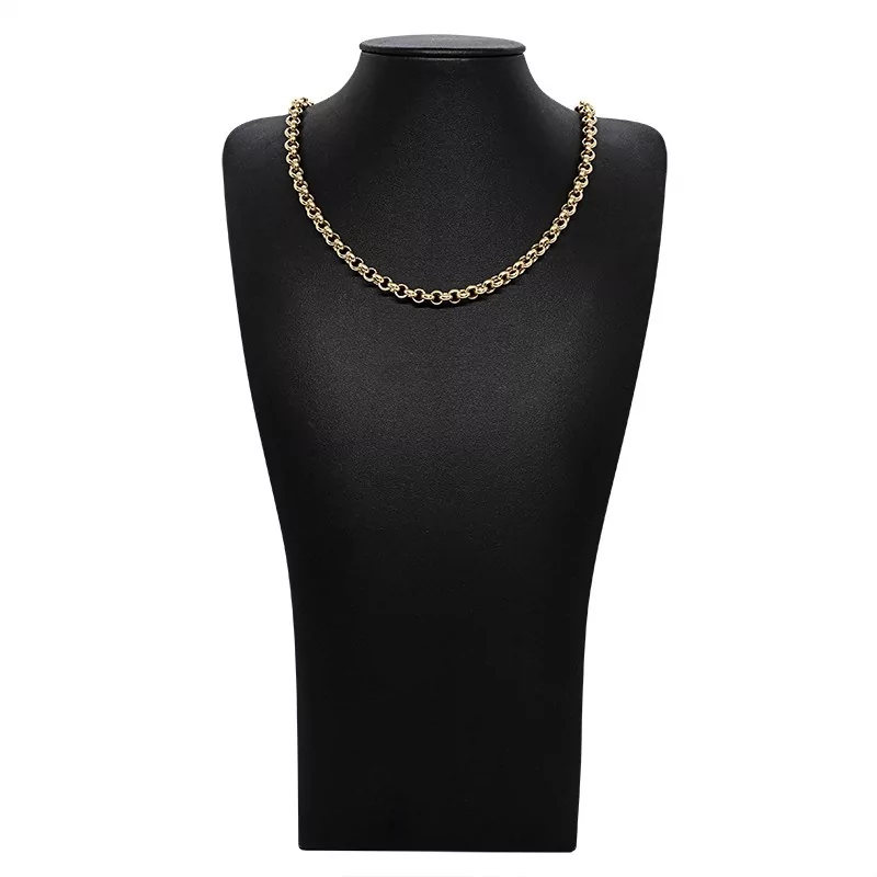 Achetez le bijoux MAILLE JASERON - 6,5mm 45cm - OR 18K chez Dreamgold Paris