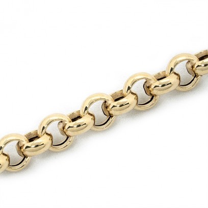Achetez le bijoux MAILLE JASERON - 6,5mm 45cm - OR 18K chez Dreamgold Paris