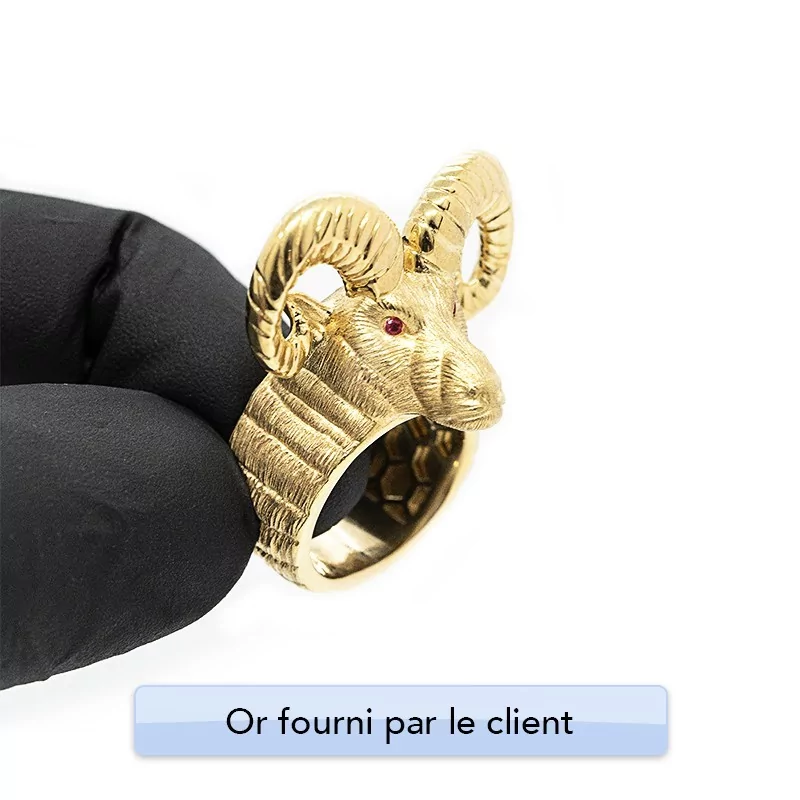 Achetez le bijoux BAGUE CAPRICORNE - Or 18K chez Dreamgold Paris
