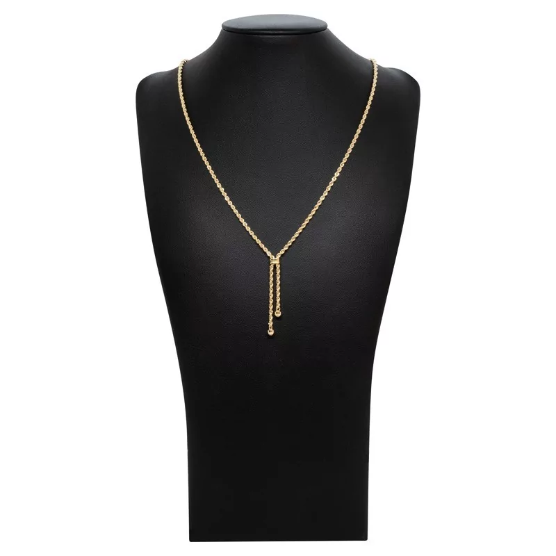 Achetez le bijoux TORSADEE NOOSE - 2mm 45cm - OR 18K chez Dreamgold Paris