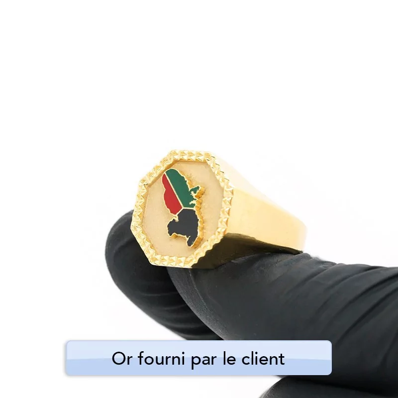 Achetez le bijoux Chevalière Martinique - Or 18K chez Dreamgold Paris