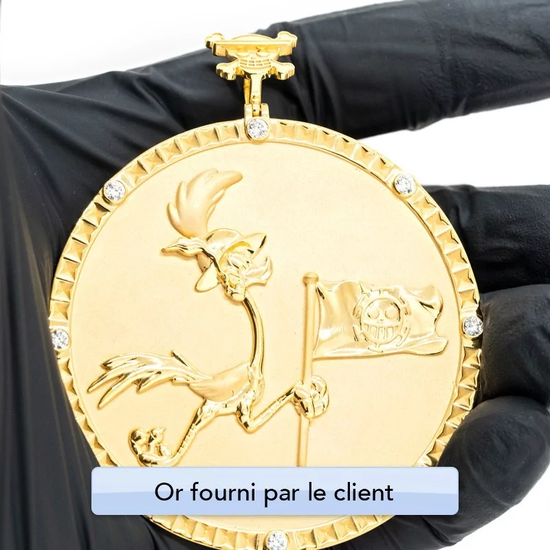 Achetez le bijoux Pendentif Mugiwara no Bip Bip - Or 18K chez Dreamgold Paris